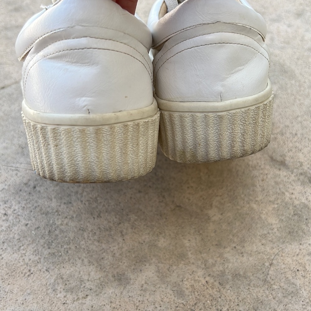 💚Toetos Reinna White Platform Sneaker Womens Sz 9.5 - Picture 7 of 10
